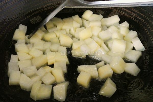 土豆炒菜心的做法图解6