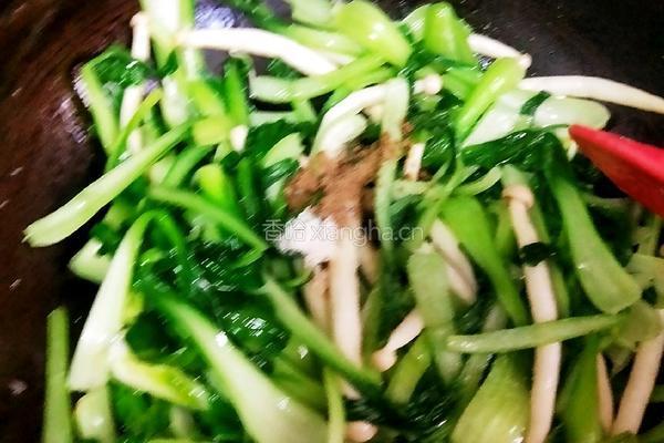 白玉菇炒青菜的做法图解11
