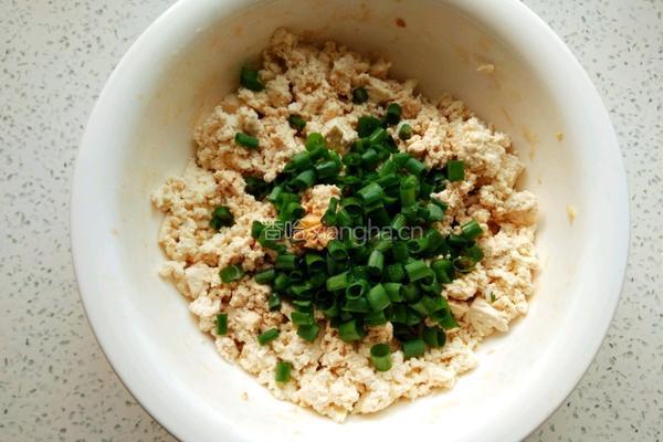 小葱拌豆腐的做法图解4
