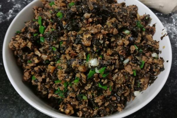 梅干菜肉酥饼的做法图解2