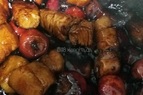山楂红烧肉的做法图解4