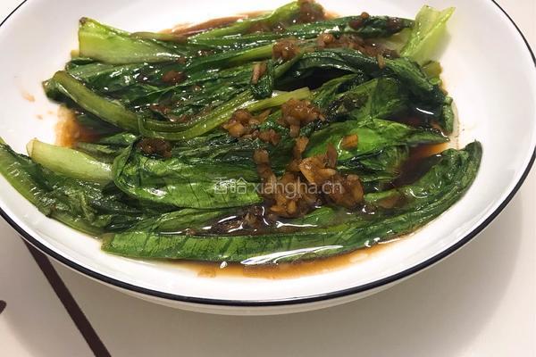 蒜蓉油麦菜的做法图解4