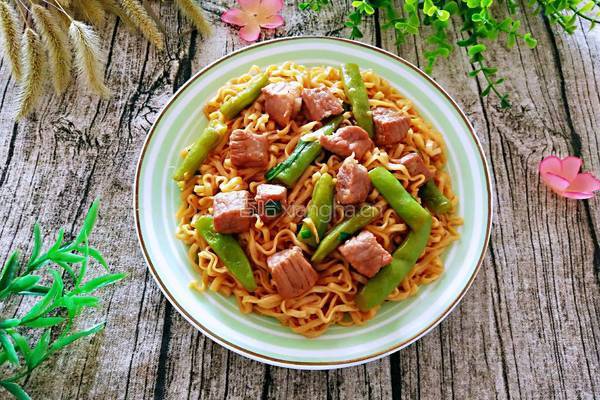 豆角焖面的做法图解12