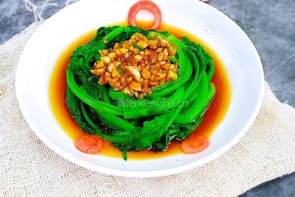 白灼茼蒿