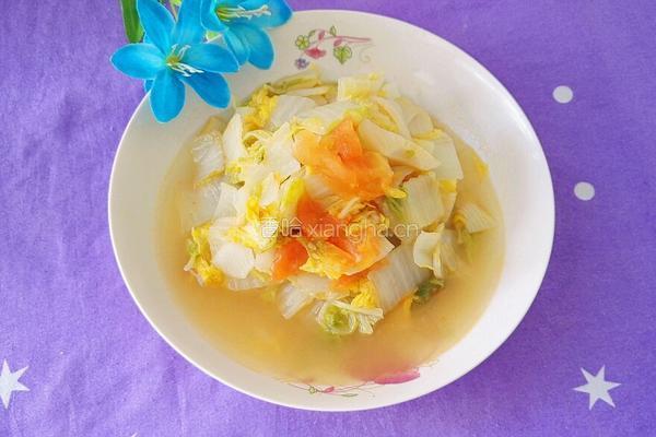 西红柿炒白菜的做法图解13
