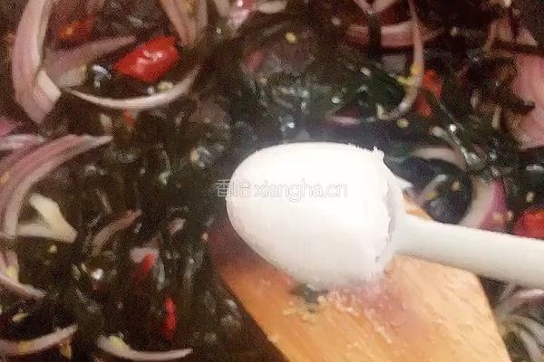 双椒海带丝的做法图解7