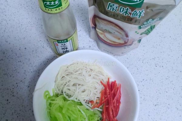 金针菇拌莴笋的做法图解5