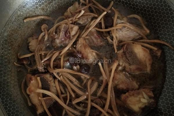 排骨茶树菇的做法图解8
