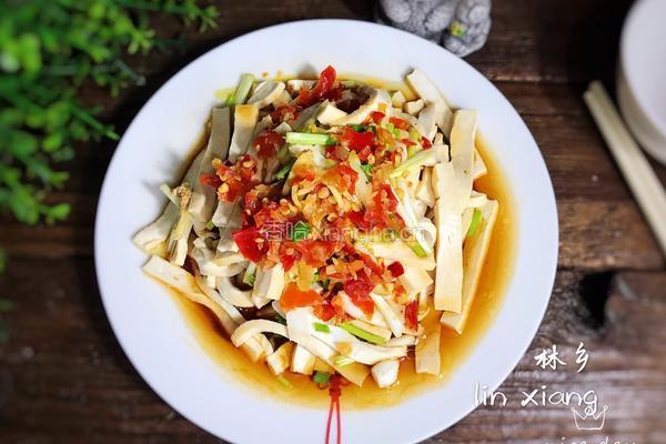 蒜蓉辣椒酱拌香干（少油减肥版）的做法图解13