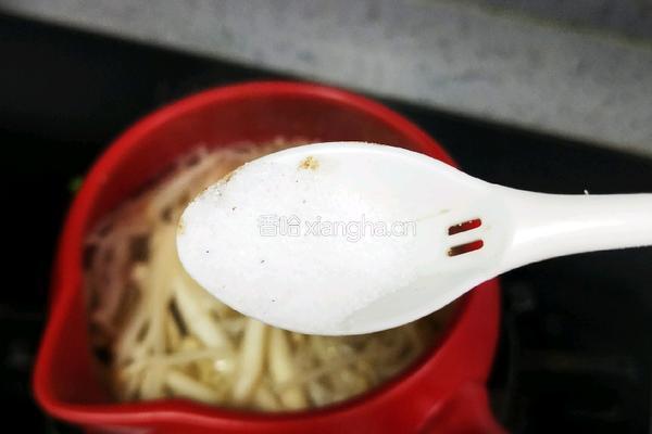 菌汤龙须菜的做法图解10