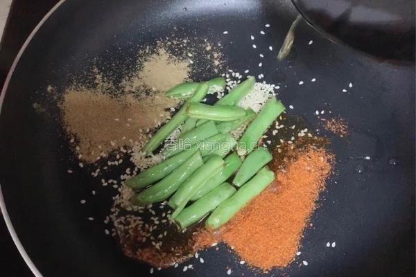 孜然豆角的做法图解5