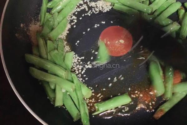 孜然豆角的做法图解6