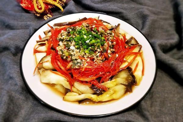 红萝卜蒸茄子的做法图解25