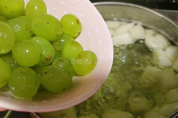 葡萄梨玫瑰花茶的做法图解6