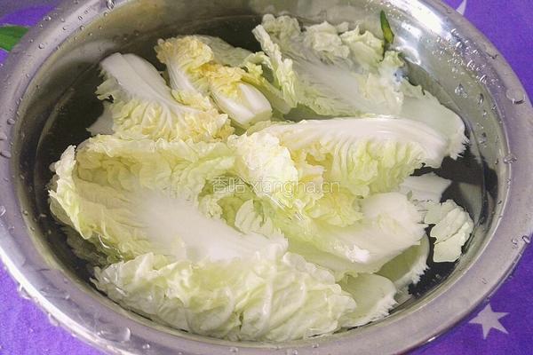 白菜豆腐鱼头汤的做法图解3