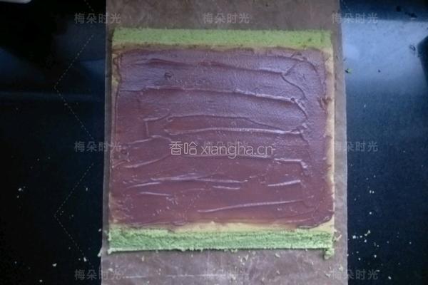 唐草彩绘蛋糕卷的做法图解22