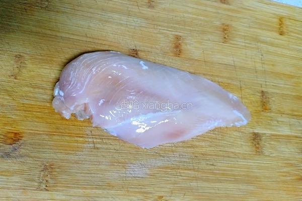 香煎鸡脯肉的做法图解1