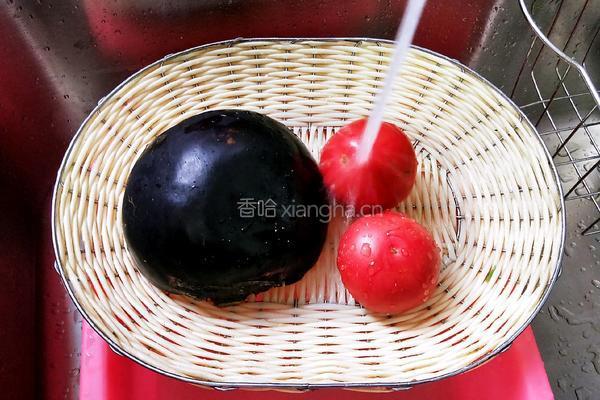 西红柿烧茄子(少油）的做法图解2