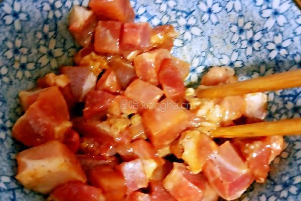 肉丁炒时蔬的做法图解8