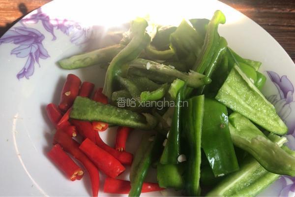 双椒四季豆（减肥版）的做法图解6