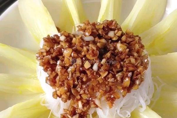 蒜蓉粉丝娃娃菜的做法图解9