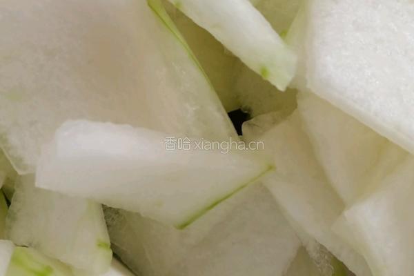 冬瓜木耳汤的做法图解2