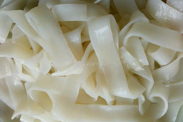 青菜炒凉皮的做法图解1