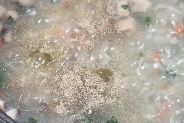 鸡肉梗米粥的做法图解10