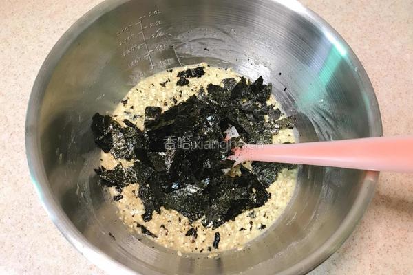 燕麦海苔肉松马芬（低脂轻卡）的做法图解8