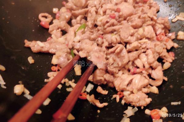 苦瓜炒肉的做法图解6