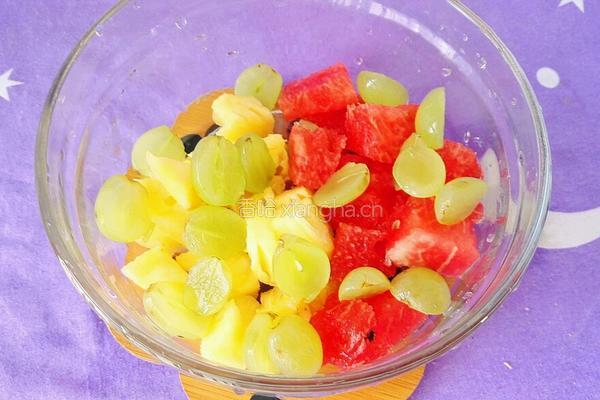 轻食水果沙拉的做法图解4