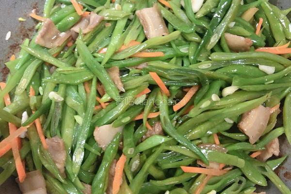 五花肉豆角丝的做法图解10