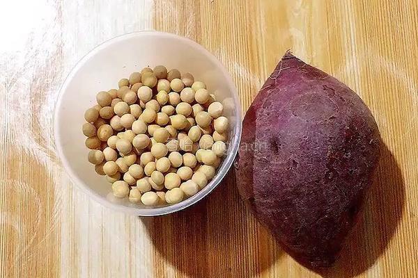 迷情紫薯豆浆的做法图解1