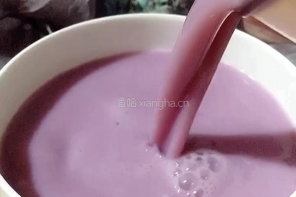 迷情紫薯豆浆的做法图解10