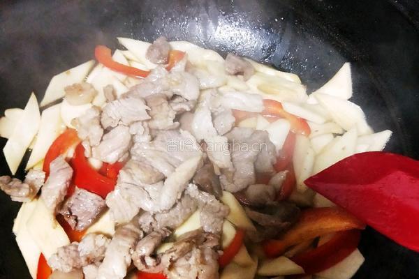 杏鲍菇炒肉片的做法图解24