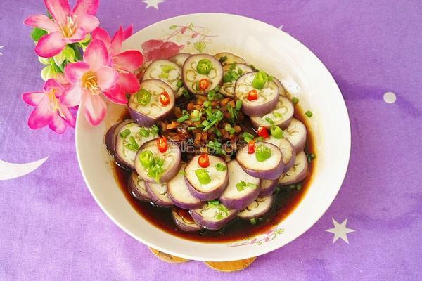 如花茄子的做法图解14
