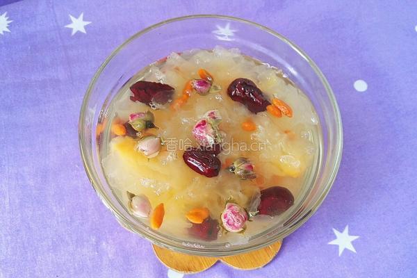 红枣银耳玫瑰花茶的做法图解10