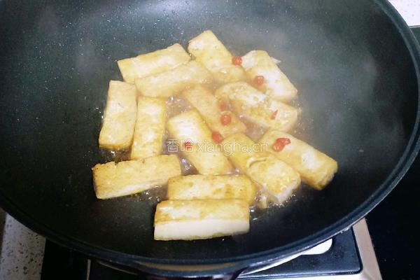 煎豆腐的做法图解4