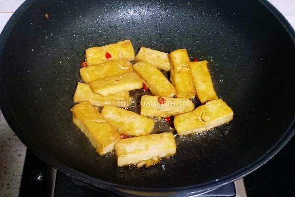 煎豆腐的做法图解5