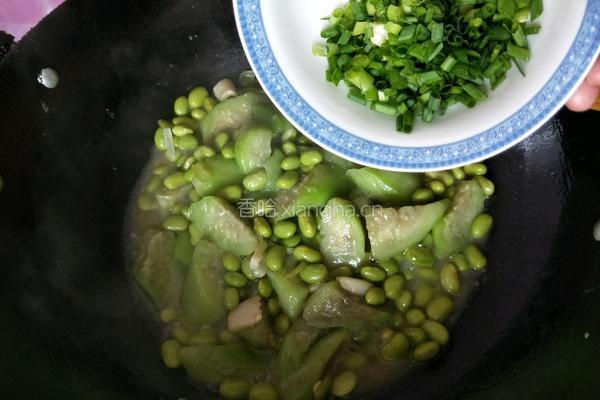毛豆炒丝瓜的做法图解10