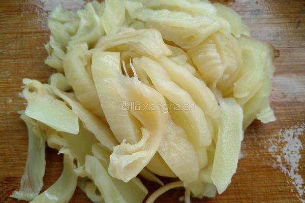 酸菜炒腰花的做法图解9