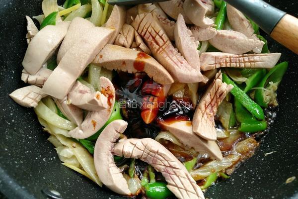 酸菜炒腰花的做法图解21