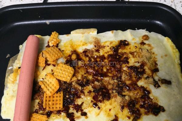 煎饼果子的做法图解4