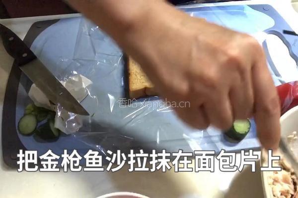 金枪鱼全麦三明治的做法图解5