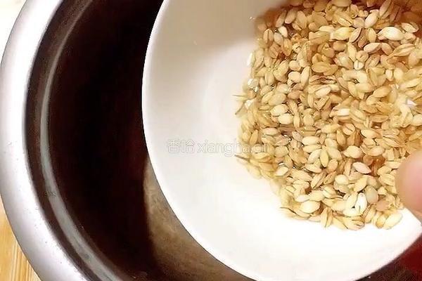 蜜枣小麦粥的做法图解4