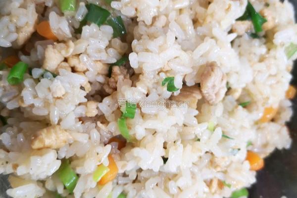 鸡粒饭的做法图解7