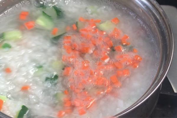 黄瓜虾米粥的做法图解9