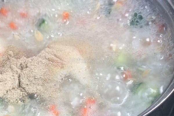 黄瓜虾米粥的做法图解11