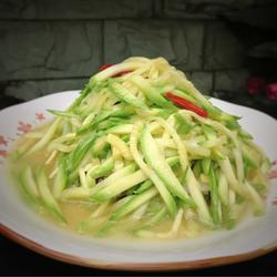炝西葫芦丝的做法[图]