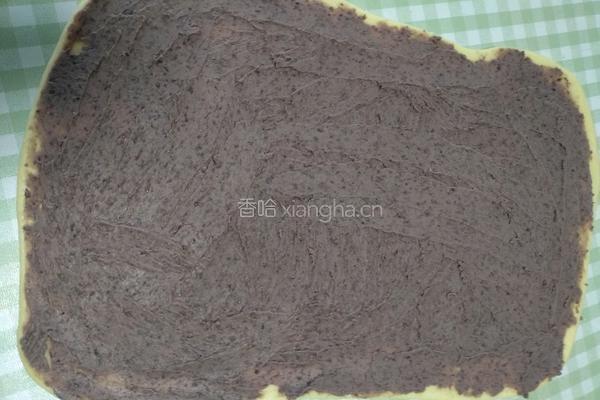 无需揉出膜的手撕豆沙面包的做法图解3